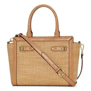 Raffia Leather Crossbody Tote Bag NWOT (50% Off already)